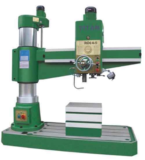 13.8" x 63" (5'-3") TITAN ... RADIAL ARM DRILL